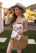 Kehlani Straw Tote-Purses & Bags-Krush Kandy, Women's Online Fashion Boutique Located in Phoenix, Arizona (Scottsdale Area)