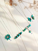 Canyon Bloom Turquoise Heart Necklace S.No 19