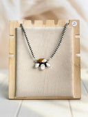 Deer Fawn & Angel Dahlia Desert Pearls Necklace