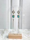 Boho Fringe Multi Stone Dangle Earrings Bag 12 - PRE ORDER