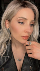 Single Stone Spider Ring | Krush Original | PREORDER-Statement Rings-Krush Kandy, Women's Online Fashion Boutique Located in Phoenix, Arizona (Scottsdale Area)