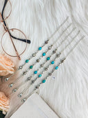 Turquoise & Wild Horse Mixed Chain Bracelet Bag 3