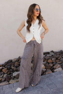 Seaside Breeze Mineral Wash Wide Leg Cropped Pants-Bottoms-Krush Kandy, Women's Online Fashion Boutique Located in Phoenix, Arizona (Scottsdale Area)