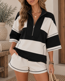 Color Block Tennis Lounge Set