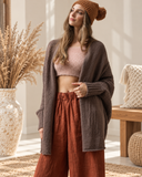 Bat Sleeve Knit Cardigan