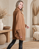 Bat Sleeve Knit Cardigan