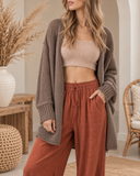 Bat Sleeve Knit Cardigan