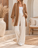 Bat Sleeve Knit Cardigan