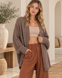 Bat Sleeve Knit Cardigan