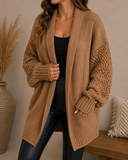 Bat Sleeve Knit Cardigan
