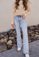Long Sleeve Stripe Sweater