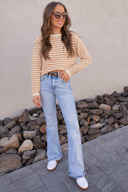 Long Sleeve Stripe Sweater