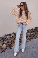 Long Sleeve Stripe Sweater