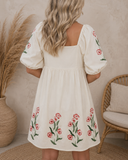 Bloom Haven Babydoll Dress