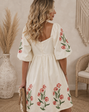 Bloom Haven Babydoll Dress
