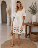 Bloom Haven Babydoll Dress