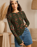 Bloom Muse Sheer Mesh Top