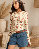 Bloom Muse Sheer Mesh Top