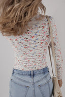 Blossom Grace Square Neck Top