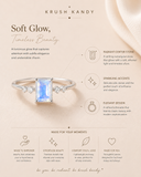 Blue Moon Rectangle Opal Ring