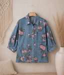 Bluebell Bloom Denim Shirt