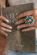 Blush Desert Bloom Statement Ring S.No 9