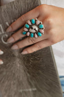 Blush Desert Bloom Statement Ring S.No 9