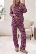 Blush Stripe Cozy Lounge Set