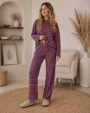 Blush Stripe Cozy Lounge Set