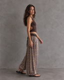 Wrenley Vintage Plaid Balloon Silhouette Pants