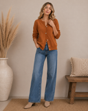 Bonfire Button Pocket Cardigan