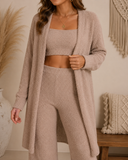 Boucle Cozy Longline Cardigan w/ Pockets