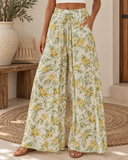 Breeze Printed Wide Leg Pants
