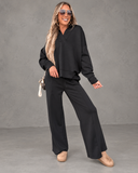 Bristol Bliss Collared V-Neck Lounge Set