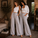 Brushed Wide Leg Lounge Pants