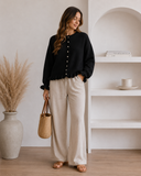 Button Up Sweater