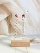 Bling Them Up Tassel Multi Stone Studs Bag 1