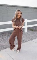 Ultimate Luxe Stretchy Tee & Pant Set-2 Piece Outfit Sets-Rae Collective, Women's Online Fashion Boutique Located in Phoenix, Arizona (Scottsdale Area)