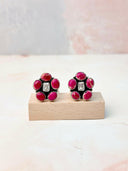 Desert Jasper Dainty Flower CZ Rings-Rings-Krush Kandy, Women's Online Fashion Boutique Located in Phoenix, Arizona (Scottsdale Area)