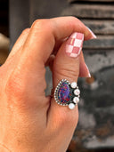 Supernova Opal & Crystal Sterling Silver Rings-Cluster Rings-Rae Collective, Women's Online Fashion Boutique Located in Phoenix, Arizona (Scottsdale Area)