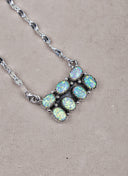 Starry Horizon Gemstone Bar Necklace-Bar Necklaces-Krush Kandy, Women's Online Fashion Boutique Located in Phoenix, Arizona (Scottsdale Area)