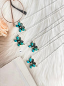 Turquoise & Wild Horse Chain Necklace Bag 15