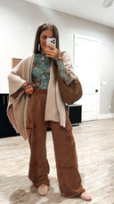 Ginger Floral Mock Neck Mesh Top-Long Sleeve Tops-Rae Collective, Women's Online Fashion Boutique Located in Phoenix, Arizona (Scottsdale Area)