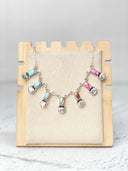 Cotton Candy Statement Necklace Bno. 18-Necklaces-Krush Kandy, Women's Online Fashion Boutique Located in Phoenix, Arizona (Scottsdale Area)