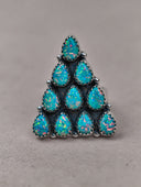 Pyramid Prism Gemstone Ring-Cluster Rings-Rae Collective, Women's Online Fashion Boutique Located in Phoenix, Arizona (Scottsdale Area)