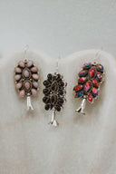 Squash Blossom Stone Cluster Earrings | Krush Exclusive-Drop Earrings-Rae Collective, Women's Online Fashion Boutique Located in Phoenix, Arizona (Scottsdale Area)