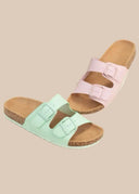 Pastel Dreams Buckle Strap Sandal-Shoes-Rae Collective, Women's Online Fashion Boutique Located in Phoenix, Arizona (Scottsdale Area)