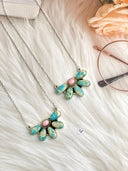 Summer Collection Desert Jasper & Conch Chain Necklace