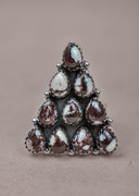 Pyramid Prism Gemstone Ring-Cluster Rings-Rae Collective, Women's Online Fashion Boutique Located in Phoenix, Arizona (Scottsdale Area)