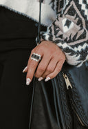 Ray of Sunshine Jumbo Stone Ring-Rings-Rae Collective, Women's Online Fashion Boutique Located in Phoenix, Arizona (Scottsdale Area)